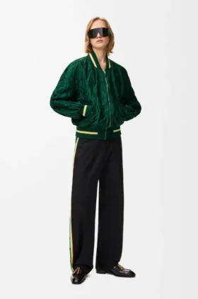 Bomber Jacket in Technical Fabric