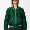 Bomber Jacket in Technical Fabric Bomber Jacket in Technical Fabric