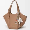Multi Shell Charm in Leather Multi Shell Charm in Leather