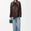 Bow Jacket in Nappa Lambskin Bow Jacket in Nappa Lambskin