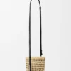 Braid Pocket in Iraca Palm and Calfskin Braid Pocket in Iraca Palm and Calfskin