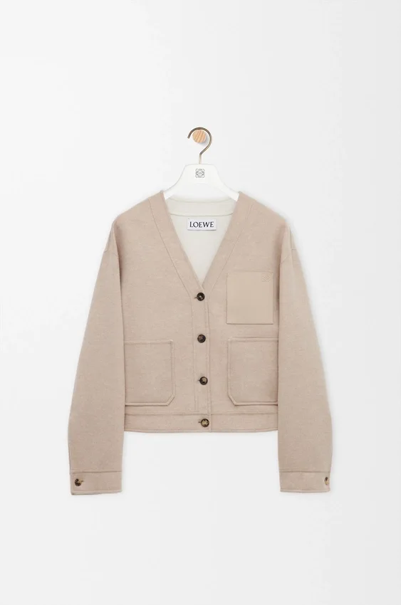 Cardigan in Wool and Cashmere Cardigan in Wool and Cashmere