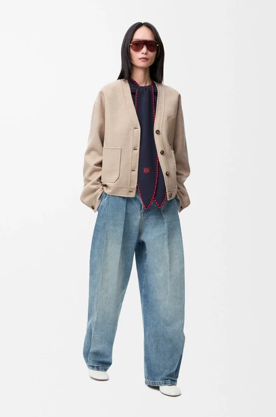Cardigan in Wool and Cashmere Cardigan in Wool and Cashmere