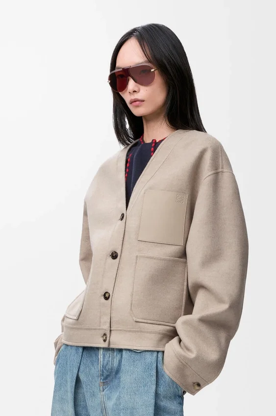 Cardigan in Wool and Cashmere Cardigan in Wool and Cashmere