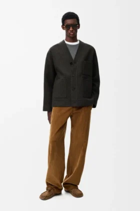 Cardigan in Wool and Silk
