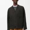 Cardigan in Wool and Silk