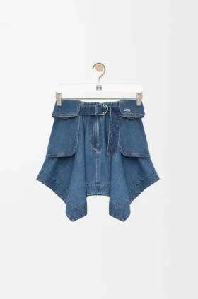 Cargo Skirt in Denim