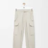 Cargo Trousers in Cotton and Silk Cargo Trousers in Cotton and Silk