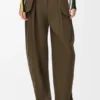 Cargo Trousers in Cotton and Silk