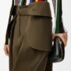 Cargo Trousers in Cotton and Silk