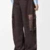 Cargo Trousers in Nappa Lambskin and Cotton Cargo Trousers in Nappa Lambskin and Cotton