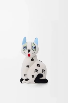 Cat Stuffed Toy in Cotton Velvet