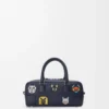 Cats Amazona 23 Cropped Bag in Embroidered Denim