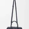 Cats Amazona 23 Cropped Bag in Embroidered Denim