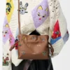 Cats Mini Flamenco Clutch in Nappa Calfskin