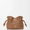 Cats Mini Flamenco Clutch in Nappa Calfskin