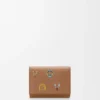 Cats Trifold Wallet in Classic Calfskin