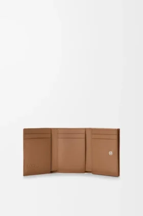 Cats Trifold Wallet in Classic Calfskin