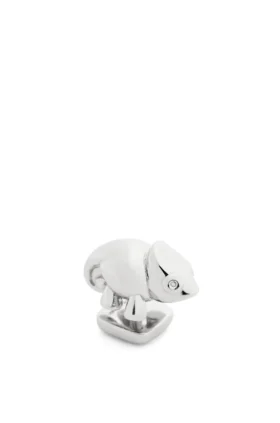 Chameleon Pin in Brass