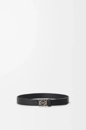 Chunky Anagram Belt in Supple Grained Calfskin