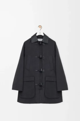 Coat in Wool and Cashmere