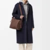 Coat in Wool and Cashmere