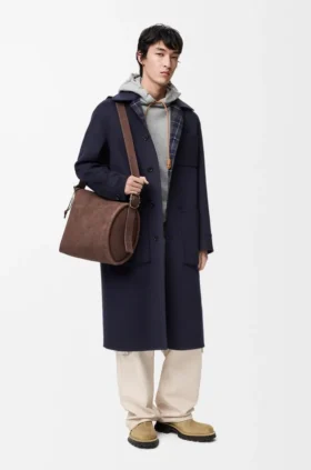 Coat in Wool and Cashmere