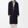 Coat in Wool and Cashmere