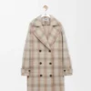 Coat in Wool and Cashmere Blend