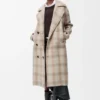 Coat in Wool and Cashmere Blend