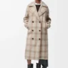 Coat in Wool and Cashmere Blend