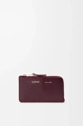 Coin Cardholder in Smooth and Grained Calfskin