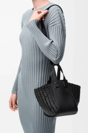 Compact Hammock Bag in Calfskin