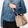 Compact Hammock Bag in Soft Grained Calfskin