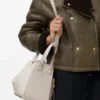 Compact Hammock Bag in Soft Grained Calfskin
