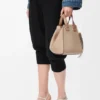 Compact Hammock Bag in Soft Grained Calfskin
