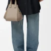 Compact Hammock Bag in Soft Grained Calfskin