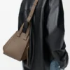 Compact Hammock Bag in Soft Grained Calfskin