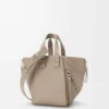 Compact Hammock Bag in Soft Grained Calfskin