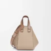 Compact Hammock Bag in Soft Grained Calfskin