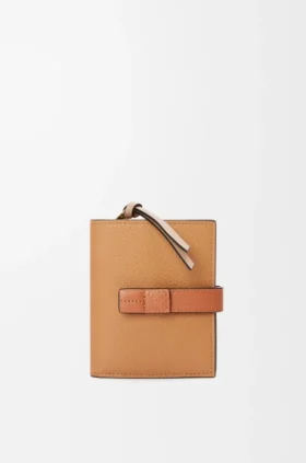 Compact Zip Wallet in Soft Grained Calfskin Compact Zip Wallet in Soft Grained Calfskin