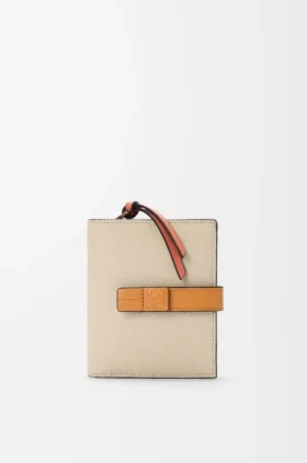 Compact Zip Wallet in Soft Grained Calfskin Compact Zip Wallet in Soft Grained Calfskin