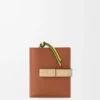 Compact Zip Wallet in Soft Grained Calfskin