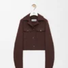 Cropped Jacket in Wool Cropped Jacket in Wool