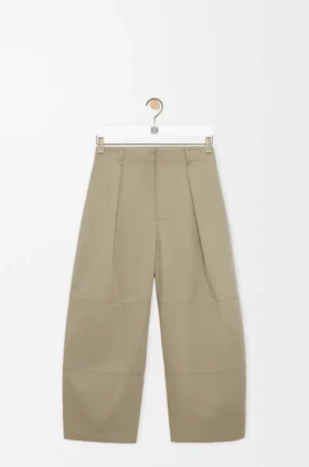 Cropped Trousers in Cotton