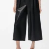 Cropped Trousers in Nappa Lambskin Cropped Trousers in Nappa Lambskin