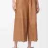 Cropped Trousers in Nappa Lambskin Cropped Trousers in Nappa Lambskin