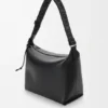 Cubi Crossbody Bag in Supple Smooth Calfskin and Jacquard Cubi Crossbody Bag in Supple Smooth Calfskin and Jacquard