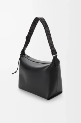 Cubi Crossbody Bag in Supple Smooth Calfskin and Jacquard