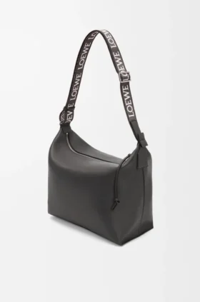 Cubi Crossbody Bag in Supple Smooth Calfskin and Jacquard